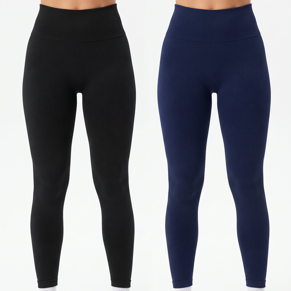 KIT 2 LEGGINGS Caneladas Premium