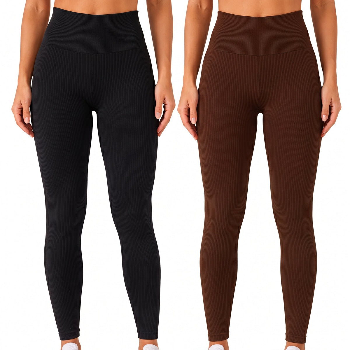 KIT 2 LEGGINGS Caneladas Premium