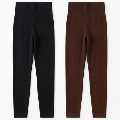 KIT 2 LEGGINGS Caneladas Premium